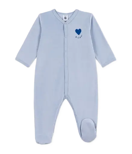 Pyjama Velours Bleu A0GJ7