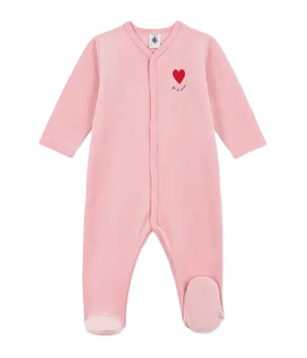 Pyjama Velours Rose A0GJ8