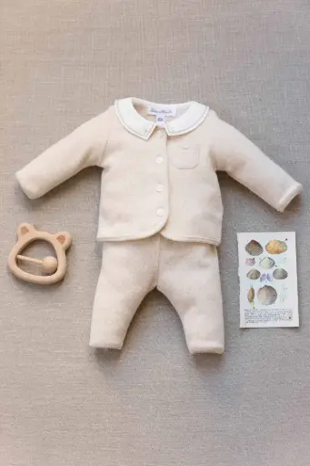 Ensemble Long Beige Chiné